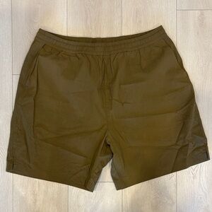 Daily Paper Olive Athletic Drawstring Shorts